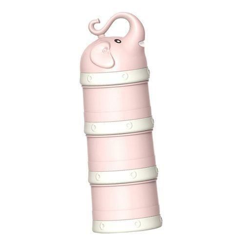 Baby Milk Powder Formula Dispenser Stackable Formula Pink