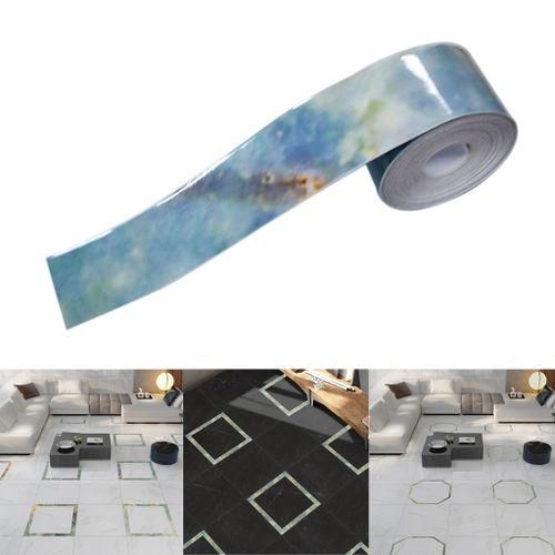Decorative Selfadhesive Floor  Sticker PVC Ground Tile Light Green