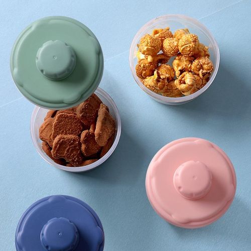3 Layers Portable Baby Milk Box Dispenser Container Breast Milk Food Storage Box 60ml Sealed Moisture-proof Milk Grid