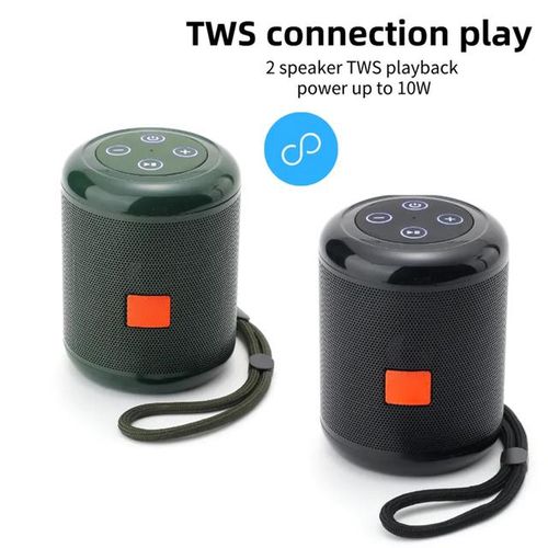 Tg519 Small Speaker Compact Size Surprisingly Loud Volume Bass 10 Meters Range Speaker For Home Parties Activities