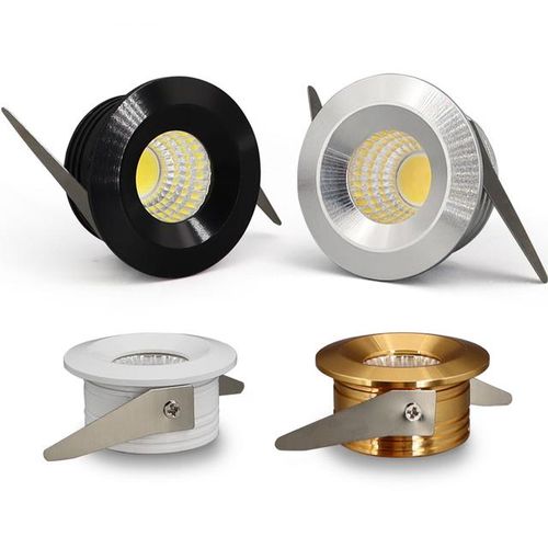 2-10pcs 3w Led Mini Down Dimmable Spot Recessed Lamps Ac85-265v Ceiling Downlight Aluminium 35mm Hole