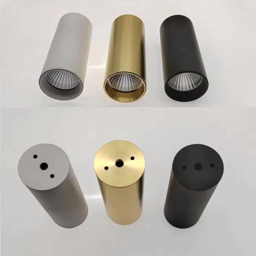Surface Mounted Dimmable Golden Cylindrical Led Spotlight Cob Downlight 7w/10w/15w/24w Living Room Kitchen Bedroom Foyer