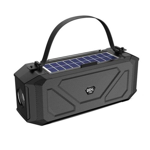 Solar Bluetooth Speaker Portable Bluetooth 5.0 Stereo Speaker 6-Hour Playtime Shockproof Waterproof For Outdoors Sports