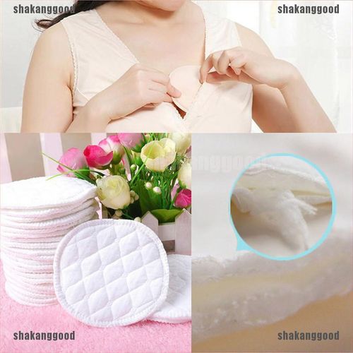 SKPH 12pcs New Feeding Washable Reusable Breast Nursing Pad Absorbent Breastfeeding SHAKANG