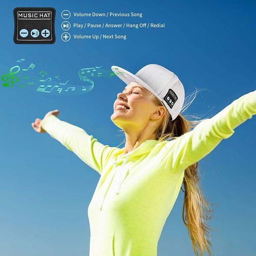 New Hat With Bluetooth Speaker Adjustable Bluetooth Hat Wireless Smart Speakerphone Cap For Outdoor Sport Baseball Cap With Mic