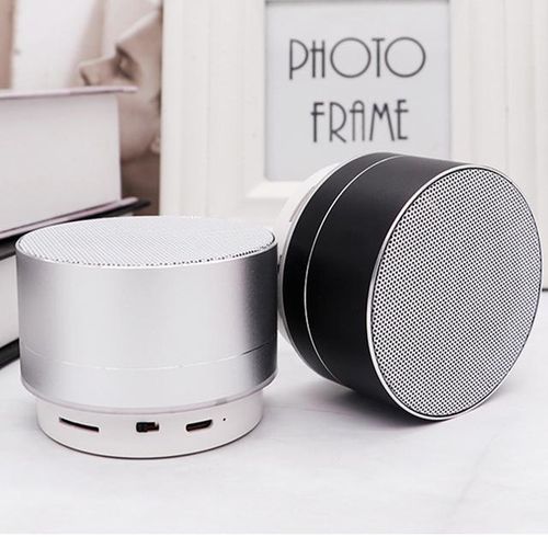 Bluetooth Speaker With Colorful Led Light Portable Speaker 360 Degree Stereo Surround Metal Sense Wireless Bluetooth Speaker
