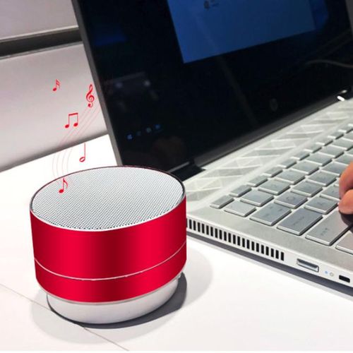 Bluetooth Speaker With Colorful Led Light Portable Speaker 360 Degree Stereo Surround Metal Sense Wireless Bluetooth Speaker