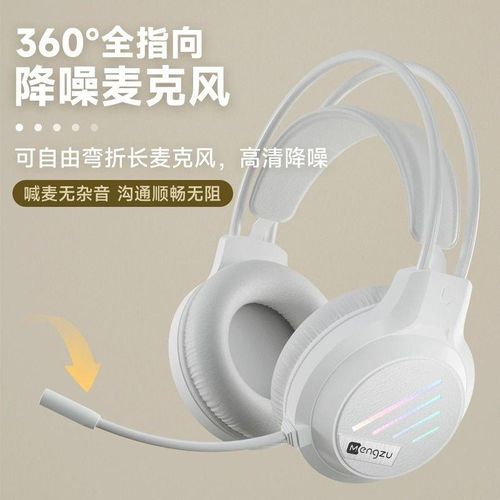 Mengzu M1 Wired Headphones Noise Reduction Notebook Computer Cellphone Live Broadcast with Headset Huaqiang North Game