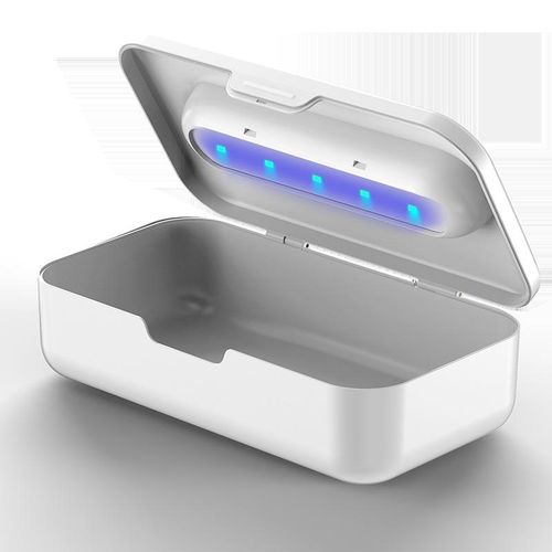 UV Storage Box, UVC Lamp Beads UV Sterilizer, Makeup Brush Mobile Phone Ornament Glasses Storage Aseptic Case