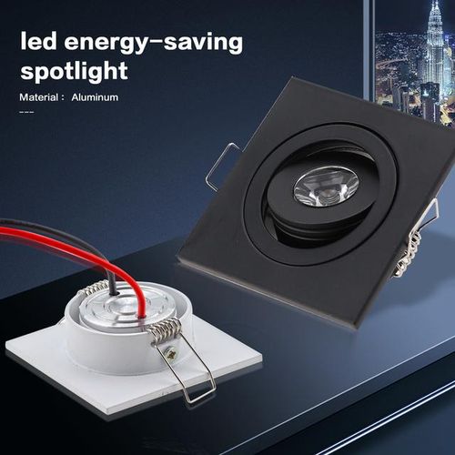 3w Square Led Mini Downlight Cabinet Spot For Ceiling Recessed Lamp Ac85-265v Dimmable Down Lights For Indoor