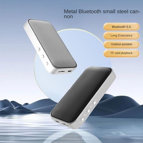Bluetooth Speaker Wireless Aec Portable Subwoofer Mini Style Pocket-Sized Stereo Music Sound Box With Microphone Support Tf Card