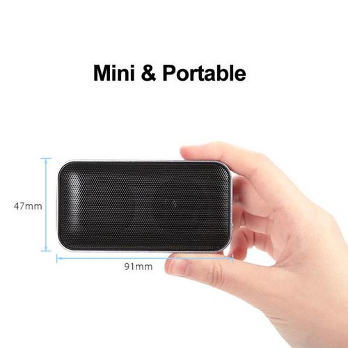 Bluetooth Speaker Wireless Aec Portable Subwoofer Mini Style Pocket-Sized Stereo Music Sound Box With Microphone Support Tf Card