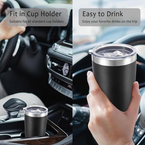 20oz Stainless Steel Travel Tumbler - BPA-Free, Shatterproof Coffee Mug & Water Bottle with Vacuum Insulation for Hot and Cold Drinks - Perfect Gift for Christmas, Halloween, Mother's Day