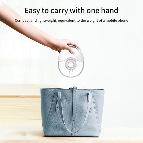 2PCS Hands Free Breast Pump Wearable Electric Breast Pump Lightweight with LED Display 4 Modes & 12 Levels NO5115
