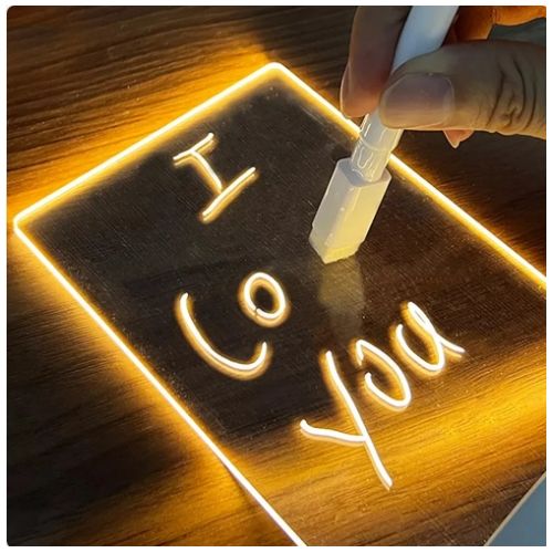 Note Board Led Night Light  USB Message Board
