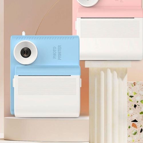 Digital Camera Baby Shower Travel Camera Toy Instant Blue