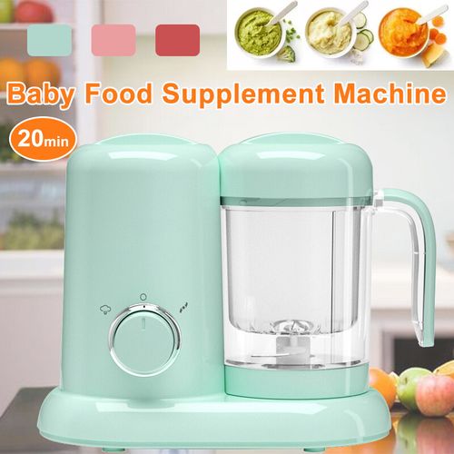 300W Multifunction Feeding Food Maker Baby Supplement New Baby Food Cooking Blenders Steamer Processor Infant Fruit Vegetable Maker Red
