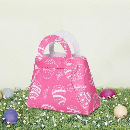 Easter Tote Gift Bags For Kids With Handles Containers Felt Party Pink