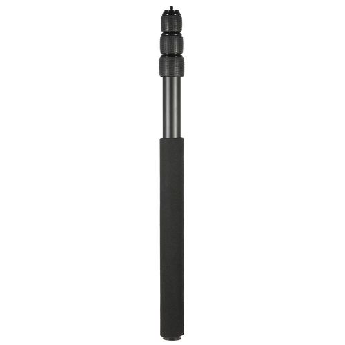 Protable Compact Lightweight Extendable Mini 2in1 Zoom Microphone Boom Pole Camera Monopod Padded Handle   Twist Lock 3 Sections NO5112