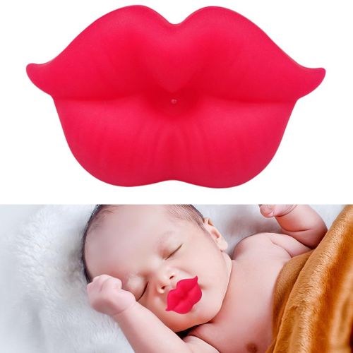 Lips Baby Pacifiers Silicone Pacifier Toddler Newborn Easy Vigor Red
