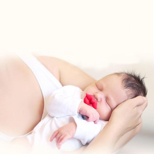 Lips Baby Pacifiers Silicone Pacifier Toddler Newborn Easy Vigor Red