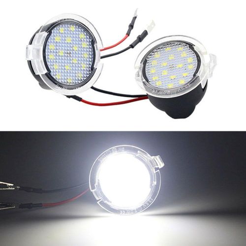 2 PCS 18 LED Under Mirror Puddle Light  Replacement for Ford Mondeo S-Max EDGE Explorer F-150 NO5112
