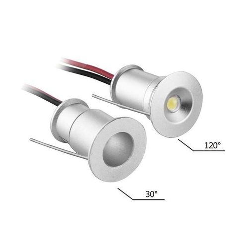 9pcs 1w Dc12v Ip65 Mini Led Spotlight Outdoor Party Star Spot Lighting Led Bulb Bedroom Kitchen Indoor Ceiling Recessed Lights