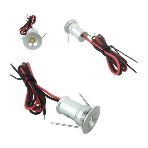 9pcs 1w Dc12v Ip65 Mini Led Spotlight Outdoor Party Star Spot Lighting Led Bulb Bedroom Kitchen Indoor Ceiling Recessed Lights