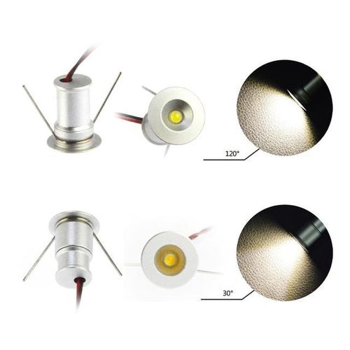9pcs 1w Dc12v Ip65 Mini Led Spotlight Outdoor Party Star Spot Lighting Led Bulb Bedroom Kitchen Indoor Ceiling Recessed Lights