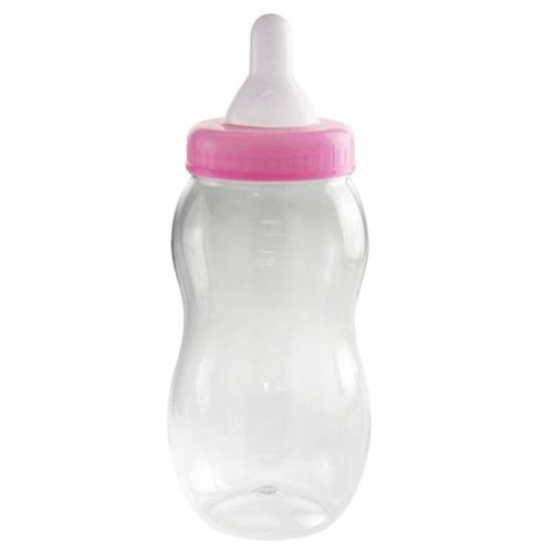 Baby Milk Bottle Coin Bank Piggy Bank Mini Food-grade Bottles Favors for Boys Girls Shower Game,Default NO5245