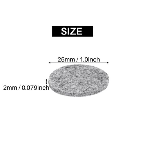 915 Generation 50Pcs Round Shaped Table Chair Furniture Leg Felt Mat Pad Gr