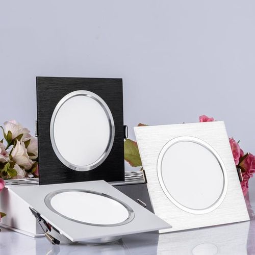 2.5inch Downlight Led 6w 9w 12w 220v Nature White Square Recessed Led Lamp Spot For Living Room Foyer Bedroom Kitchen