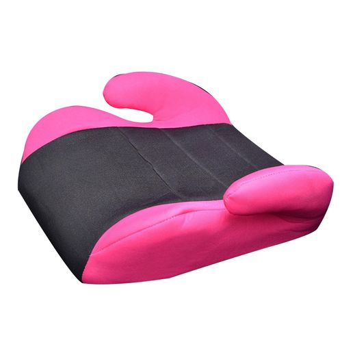 Backless Booster Seat 34*36*16CM Child Car Seat Mat with Seat Belt Loop Seat Belt Guider for Kids New,PinkB NO5124