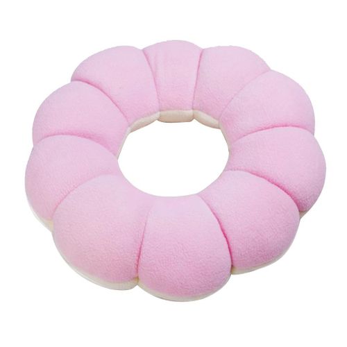 Foam round throw pillows, floor cushions, chair pads, cushions, Pink