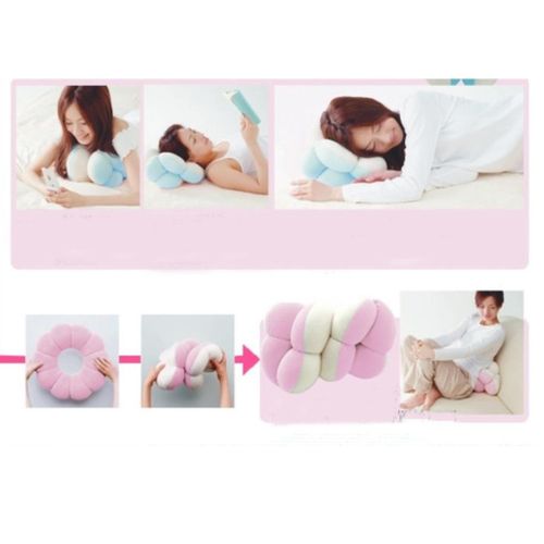Foam round throw pillows, floor cushions, chair pads, cushions, Pink