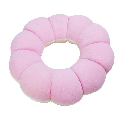 Foam round throw pillows, floor cushions, chair pads, cushions, Pink