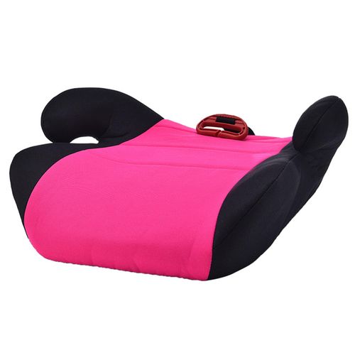 Backless Booster Seat 34*36*16CM Child Car Seat Mat with Seat Belt Loop Seat Belt Guider for Kids New,Pink A NO5116