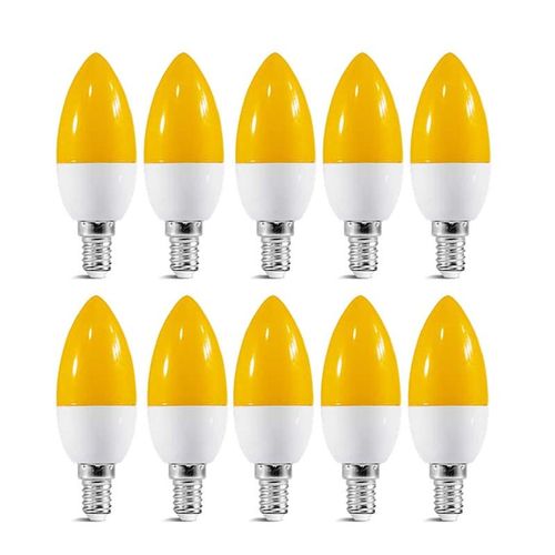 10pcs Colorful LED Bulb E14 3W RGB Led Bulb C35 Led candle 5 Color AC 220V Flashlight Globe Bulb