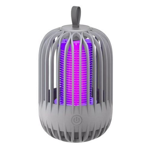 Killer Lamp,  Insect Killer Indoor Insect Trap For Rechargeable Gray
