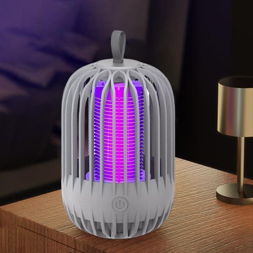 Killer Lamp,  Insect Killer Indoor Insect Trap For Rechargeable Gray