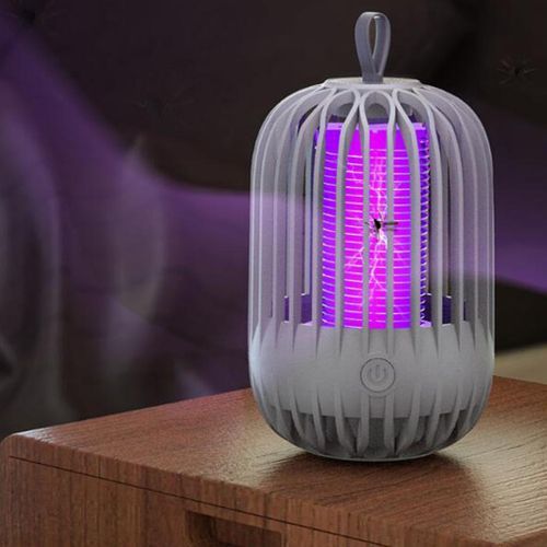 Killer Lamp,  Insect Killer Indoor Insect Trap For Rechargeable Gray