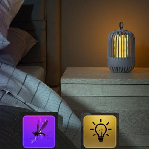 Killer Lamp,  Insect Killer Indoor Insect Trap For Rechargeable Gray