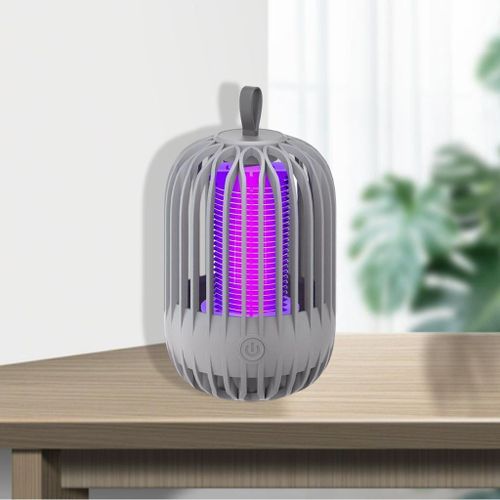 Killer Lamp,  Insect Killer Indoor Insect Trap For Rechargeable Gray
