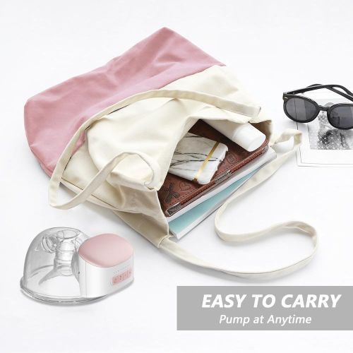YOUHA Wearable Breast Pump Hands Free Electric Single Portable Wearable Breast Cup 8oz/ 240ml BPA-free 3 Modes 10 Suction Levels Comfort Breastfeeding Milk Collector