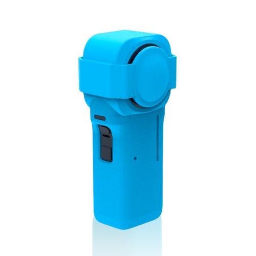Camera Carrying Case+Tempered Glass Screen Protector Soft Panoramic Camera Accessories for Insta360 ONE RS Camera,Blue NO5114