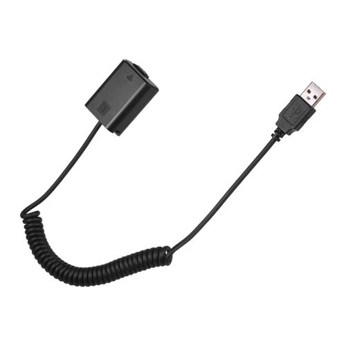 Andoer 5V USB NP-FW50 Dummy Battery Pack Coupler Adapter