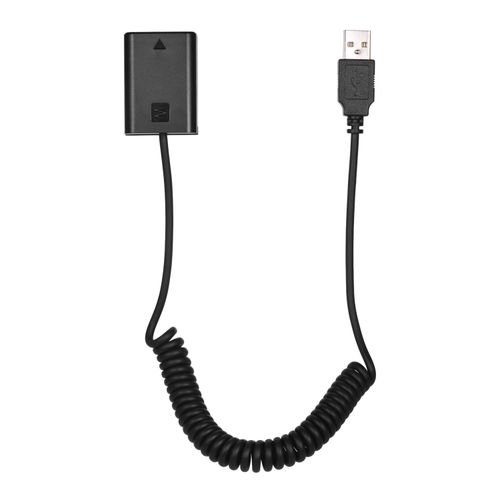 Andoer 5V USB NP-FW50 Dummy Battery Pack Coupler Adapter
