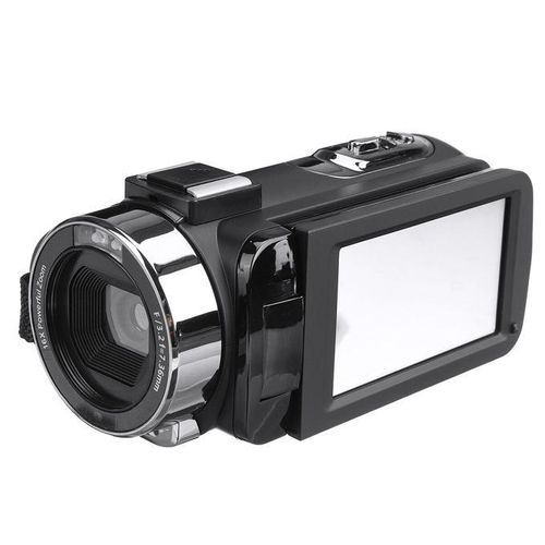 Ultra HD 4K Touch Screen WIFI 3.0 LCD 30.0MP Camcorder Camera Full HD 1080p Video Camera 16X Digital Zoom 270° Rotation Screen External Microphone And Lens