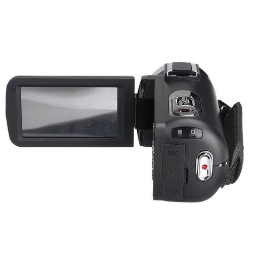 Ultra HD 4K Touch Screen WIFI 3.0 LCD 30.0MP Camcorder Camera Full HD 1080p Video Camera 16X Digital Zoom 270° Rotation Screen External Microphone And Lens