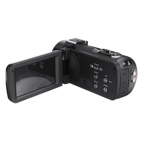 Ultra HD 4K Touch Screen WIFI 3.0 LCD 30.0MP Camcorder Camera Full HD 1080p Video Camera 16X Digital Zoom 270° Rotation Screen External Microphone And Lens